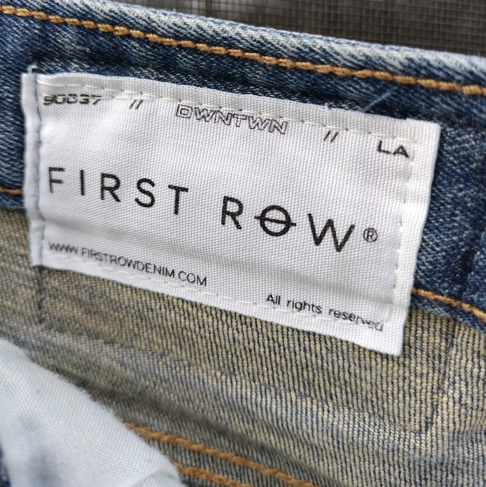 FIRST ROW Graphic Denim Racing Jeans - Picture 7 of 14